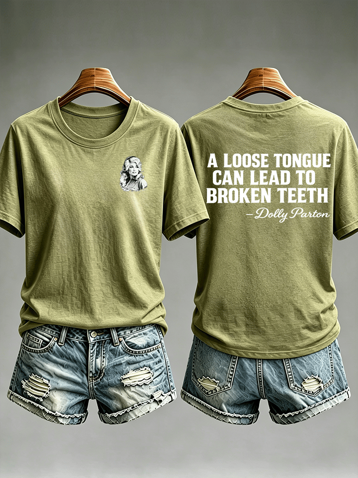 Women's Vintage Signature Graphic Memorial Print T-Shirt