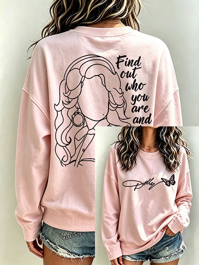 Women's Wildflowers Don'T Care Where They Grow — Dolly Parton Print Top