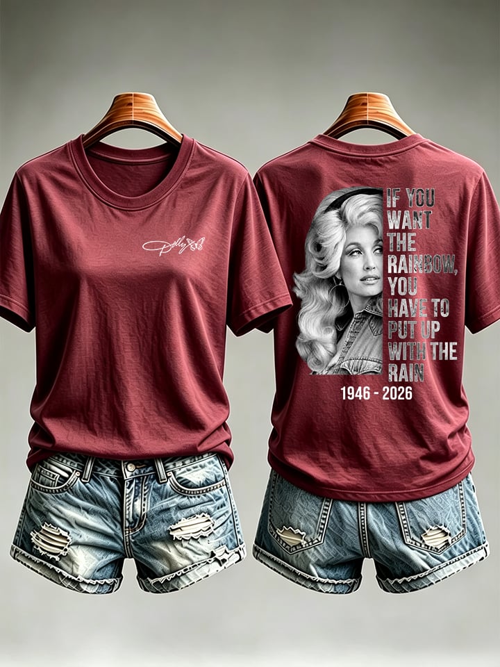 Women's Vintage Signature Graphic Memorial Print T-Shirt