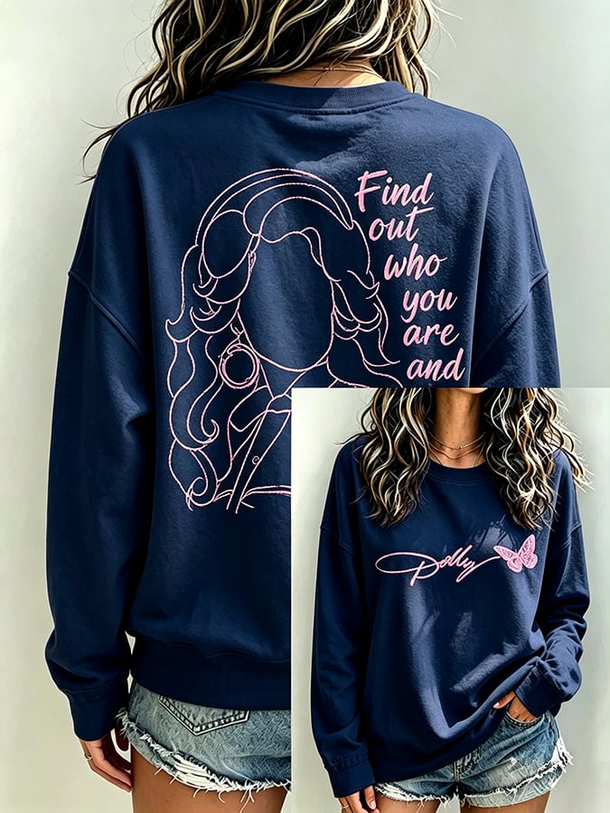 Women's Wildflowers Don'T Care Where They Grow — Dolly Parton Print Top