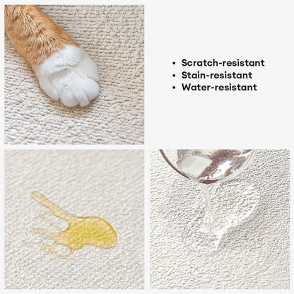 Waterproof Teddy Fleece Non-Slip Straight Couch Cover