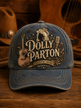 Tribute to Country Music Legend Dolly Parton Printed Hat