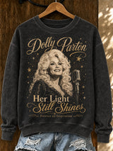 Women's Dolly Parton Tribute Print Sweatshirt
