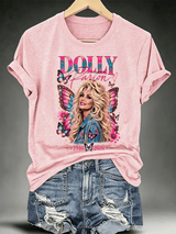 Women's Vintage Country Music Tribute Parton Tour T-Shirt
