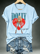 Women's Vintage Country Music Tribute Parton Tour T-Shirt