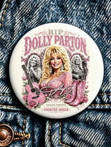 Forever Our Queen of Country Print Button