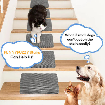 Modular Foam Dog Ramp Stairs for Staircase Stairs with Velcro