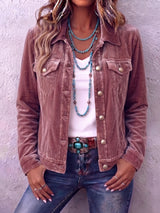 Boho Vintage-inspired Velvet Jacket